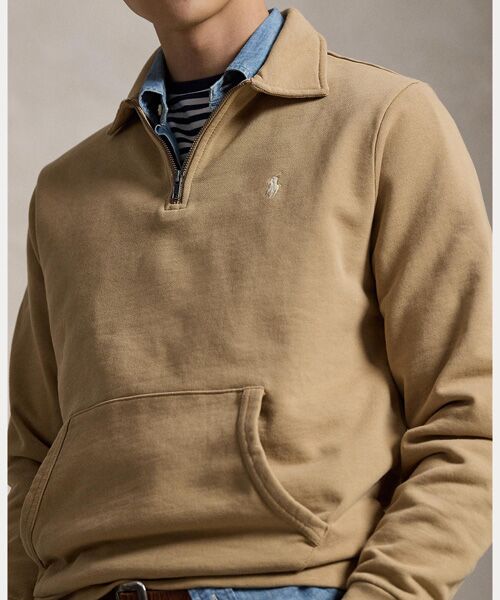 POLO RALPH LAUREN / ポロ ラルフ ローレン スウェット | ロゴバック フリース クォータージップ スウェットシャツ | 詳細4