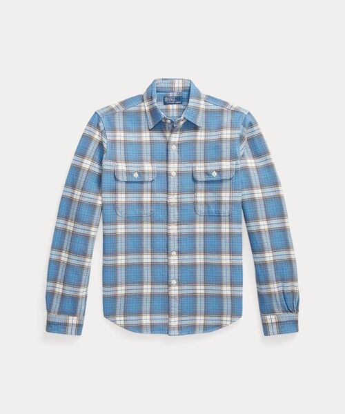 POLO RALPH LAUREN / ポロ ラルフ ローレン シャツ・ブラウス | クラシック フィット チェック フランネル ワークシャツ | 詳細1