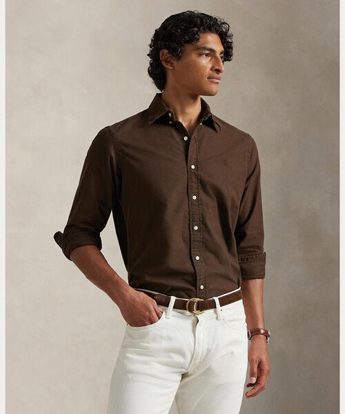 POLO RALPH LAUREN / ポロ ラルフ ローレン シャツ・ブラウス | クラシック フィット ガーメントダイド オックスフォード シャツ（201ブラウン）