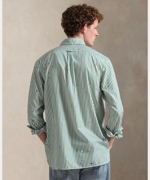 POLO RALPH LAUREN / ポロ ラルフ ローレン シャツ・ブラウス | クラシック フィット ペイントスプラッター ストライプド シャツ | 詳細3