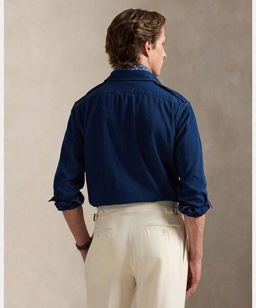 POLO RALPH LAUREN / ポロ ラルフ ローレン シャツ・ブラウス | クラシック フィット インディゴ チノ ワークシャツ | 詳細3