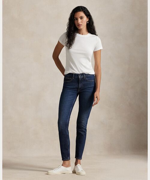 POLO RALPH LAUREN / ポロ ラルフ ローレン デニムパンツ | ミッドライズ スーパースリム ジーンズ（400ブルー）