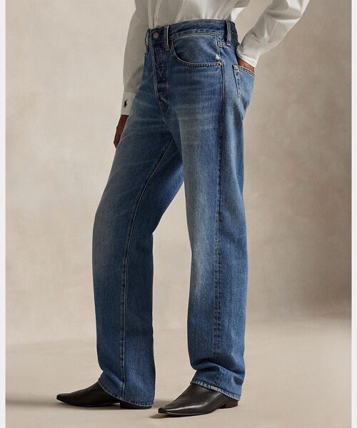 POLO RALPH LAUREN / ポロ ラルフ ローレン デニムパンツ | ハイライズ リラックス ストレート ジーンズ | 詳細3