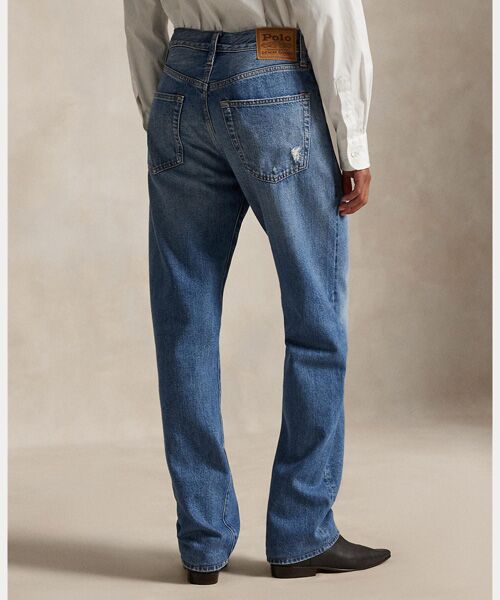POLO RALPH LAUREN / ポロ ラルフ ローレン デニムパンツ | ハイライズ リラックス ストレート ジーンズ | 詳細4