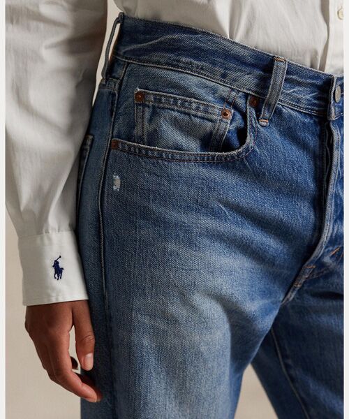 POLO RALPH LAUREN / ポロ ラルフ ローレン デニムパンツ | ハイライズ リラックス ストレート ジーンズ | 詳細5