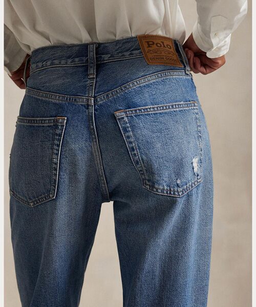 POLO RALPH LAUREN / ポロ ラルフ ローレン デニムパンツ | ハイライズ リラックス ストレート ジーンズ | 詳細6