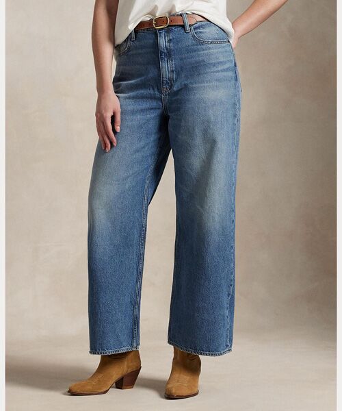 POLO RALPH LAUREN / ポロ ラルフ ローレン デニムパンツ | ハイライズ ワイドレッグ クロップ ジーンズ | 詳細7