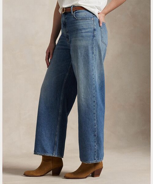 POLO RALPH LAUREN / ポロ ラルフ ローレン デニムパンツ | ハイライズ ワイドレッグ クロップ ジーンズ | 詳細8