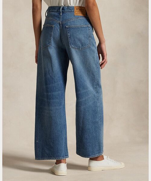 POLO RALPH LAUREN / ポロ ラルフ ローレン デニムパンツ | ハイライズ ワイドレッグ クロップ ジーンズ | 詳細4