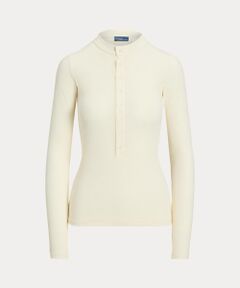 POLO RALPH LAUREN / ポロ ラルフ ローレン カットソー | リブ コットン ヘンリーネック シャツ
