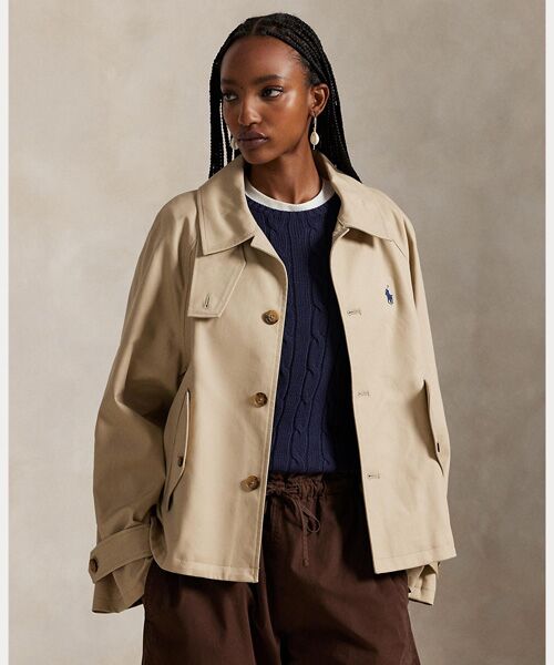 POLO RALPH LAUREN / ポロ ラルフ ローレン その他アウター | コットン ツイル ジャケット（250ブラウン）