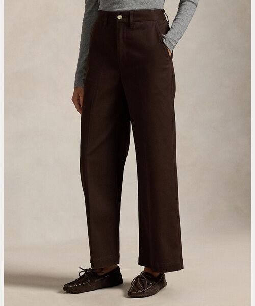 POLO RALPH LAUREN / ポロ ラルフ ローレン その他パンツ | ワイドレッグ チノ パンツ | 詳細2