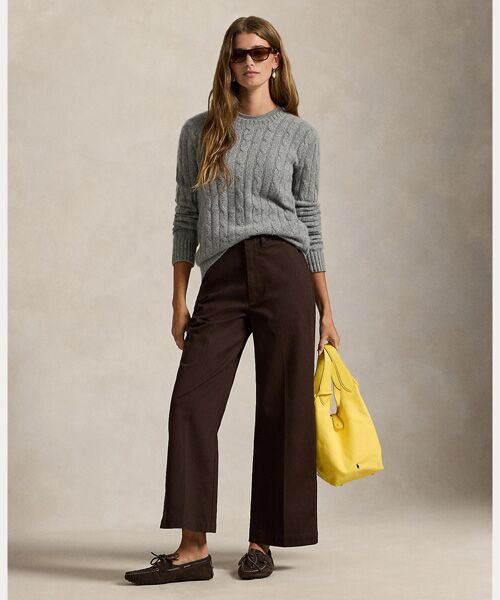 POLO RALPH LAUREN / ポロ ラルフ ローレン その他パンツ | ワイドレッグ チノ パンツ（200ブラウン）