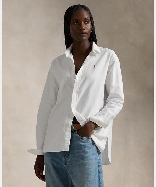 POLO RALPH LAUREN / ポロ ラルフ ローレン シャツ・ブラウス | アイコニック リラックス フィット オックスフォード シャツ（100ホワイト）