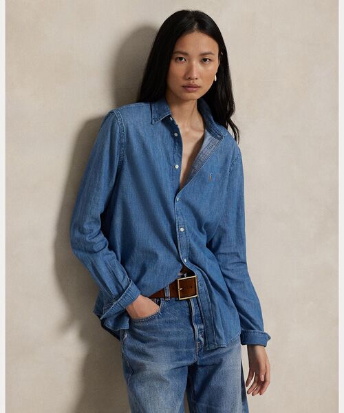 POLO RALPH LAUREN / ポロ ラルフ ローレン シャツ・ブラウス | クラシック フィット デニム シャツ（400ブルー）