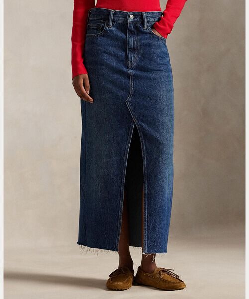 POLO RALPH LAUREN / ポロ ラルフ ローレン デニムスカート | デニム マキシスカート | 詳細2