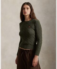 POLO RALPH LAUREN / ポロ ラルフ ローレン ニット・セーター | ケーブルニット コットン クルーネック セーター