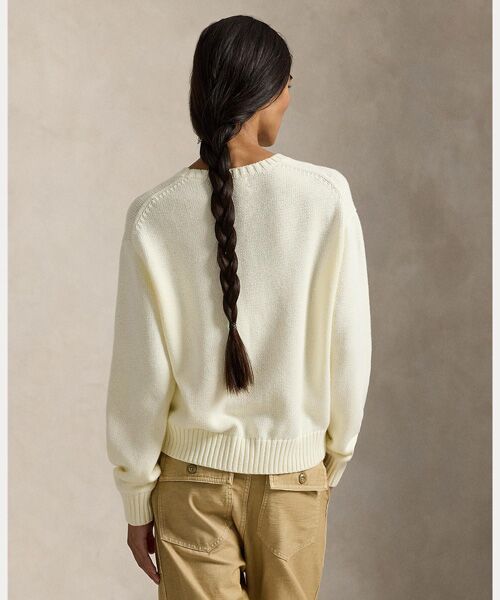 POLO RALPH LAUREN / ポロ ラルフ ローレン ニット・セーター | Polo ベア コットン クルーネック セーター | 詳細3