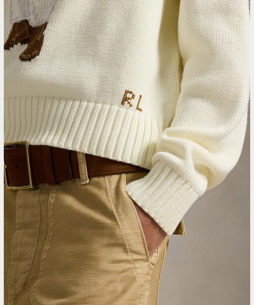 POLO RALPH LAUREN / ポロ ラルフ ローレン ニット・セーター | Polo ベア コットン クルーネック セーター | 詳細4