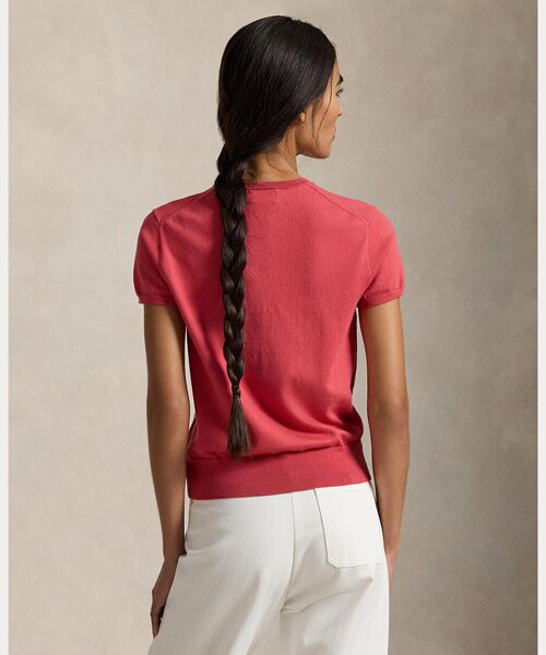 POLO RALPH LAUREN / ポロ ラルフ ローレン ニット・セーター | ショートスリーブ クルーネック セーター | 詳細3