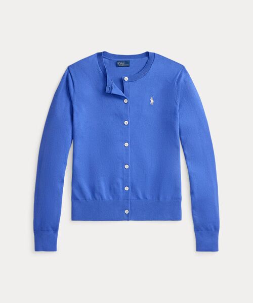 POLO RALPH LAUREN / ポロ ラルフ ローレン カーディガン・ボレロ | コットン クルーネック カーディガン | 詳細1