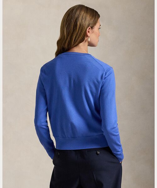 POLO RALPH LAUREN / ポロ ラルフ ローレン カーディガン・ボレロ | コットン クルーネック カーディガン | 詳細3