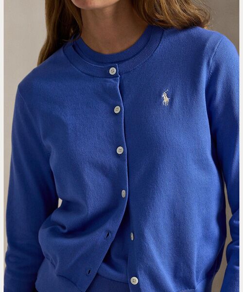 POLO RALPH LAUREN / ポロ ラルフ ローレン カーディガン・ボレロ | コットン クルーネック カーディガン | 詳細4