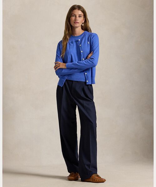 POLO RALPH LAUREN / ポロ ラルフ ローレン カーディガン・ボレロ | コットン クルーネック カーディガン | 詳細5