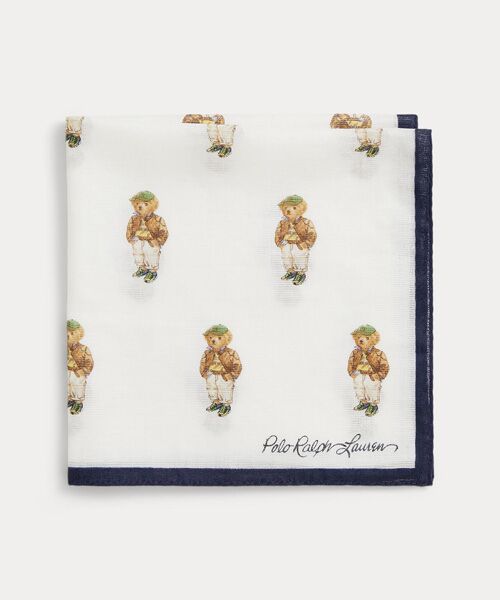 POLO RALPH LAUREN / ポロ ラルフ ローレン ハンカチ | (ガールズ 2才～4才)Polo ベア コットン ハンカチーフ | 詳細1