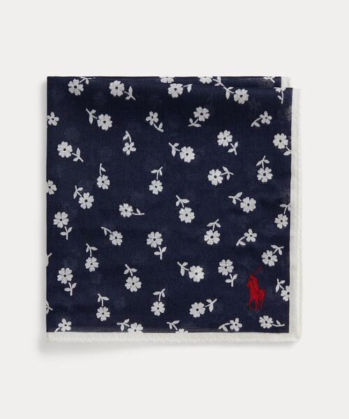 POLO RALPH LAUREN / ポロ ラルフ ローレン ハンカチ | (ガールズ 2才～4才)フローラル コットン ハンカチーフ | 詳細1
