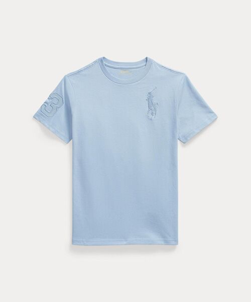 POLO RALPH LAUREN / ポロ ラルフ ローレン Tシャツ | (ボーイズ 8才～20才)Big Pony コットン ジャージー Tシャツ（450ブルー）