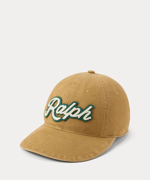 POLO RALPH LAUREN / ポロ ラルフ ローレン キャップ | The Ralph ロゴ ツイル ボール キャップ（250ブラウン）