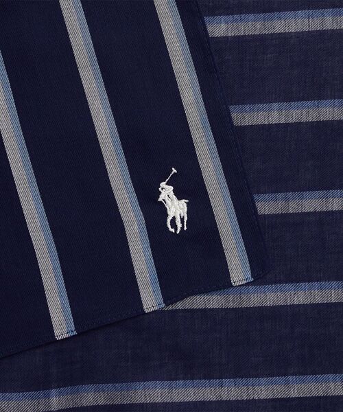 POLO RALPH LAUREN / ポロ ラルフ ローレン ハンカチ | ストライプド コットン ハンカチーフ | 詳細2