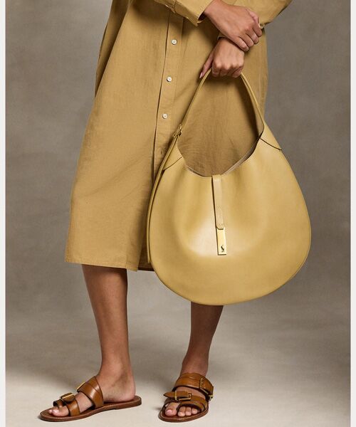 POLO RALPH LAUREN / ポロ ラルフ ローレン ショルダーバッグ | Polo ID ラージ カーフスキン ショルダー バッグ | 詳細6