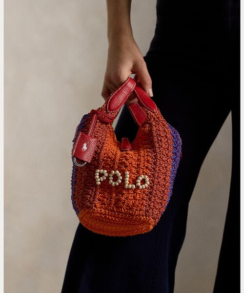 POLO RALPH LAUREN / ポロ ラルフ ローレン トートバッグ | Polo Play クロシェ スモール トート & クロスボディ | 詳細5