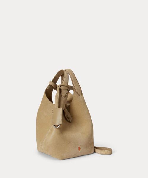 POLO RALPH LAUREN / ポロ ラルフ ローレン トートバッグ | Polo Play スエード スモール トート & クロスボディ | 詳細1