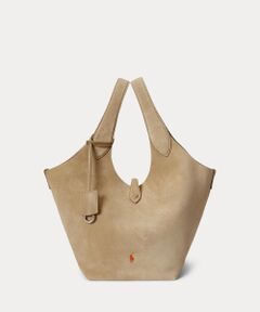 POLO RALPH LAUREN / ポロ ラルフ ローレン トートバッグ | Polo Play スエード ミディアム トート