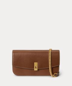 POLO RALPH LAUREN / ポロ ラルフ ローレン ショルダーバッグ | Polo ID レザー チェーン ウォレット & バッグ