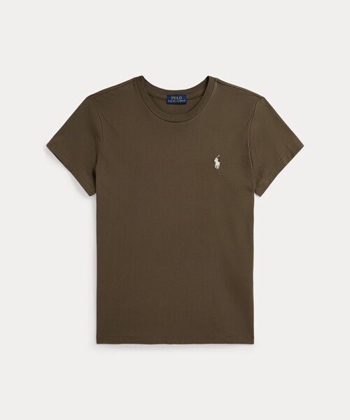 POLO RALPH LAUREN / ポロ ラルフ ローレン Tシャツ | クラシック フィット コットン ジャージー クルーネック Tシャツ（200ブラウン）