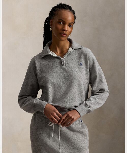 POLO RALPH LAUREN / ポロ ラルフ ローレン その他トップス | ライトウェイト フリース クォータージップ（020グレー）