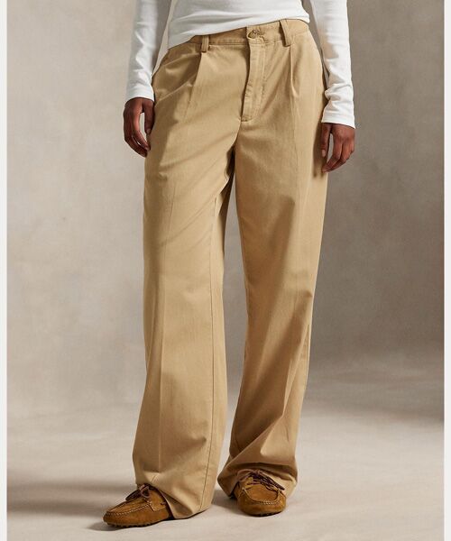 POLO RALPH LAUREN / ポロ ラルフ ローレン その他パンツ | プリーテッド コットンブレンド リラックス パンツ | 詳細2