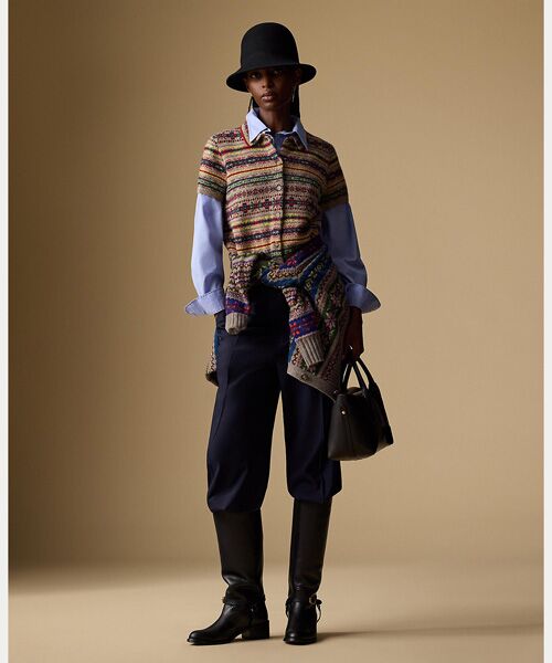 POLO RALPH LAUREN / ポロ ラルフ ローレン その他パンツ | ストレッチウール リラックス ストレート パンツ | 詳細6