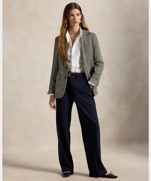 POLO RALPH LAUREN / ポロ ラルフ ローレン その他パンツ | ストレッチウール リラックス ストレート パンツ（410ネイビー）