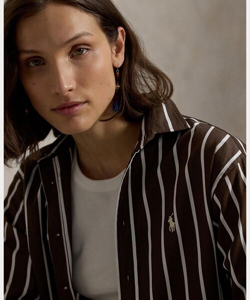 POLO RALPH LAUREN / ポロ ラルフ ローレン シャツ・ブラウス | ストライプド コットン シャツ | 詳細4