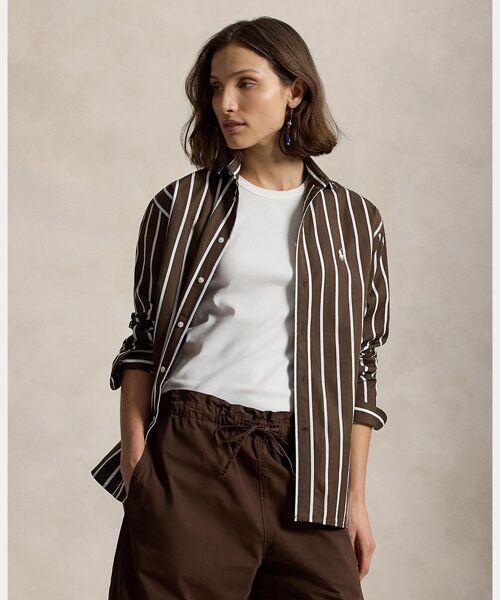 POLO RALPH LAUREN / ポロ ラルフ ローレン シャツ・ブラウス | ストライプド コットン シャツ | 詳細5