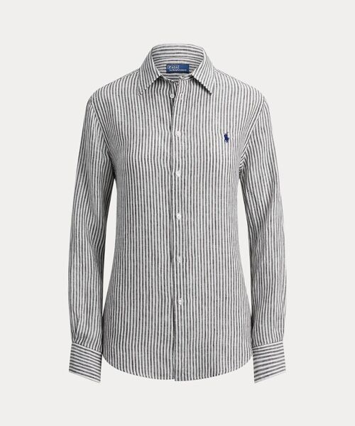 POLO RALPH LAUREN / ポロ ラルフ ローレン シャツ・ブラウス | クラシック フィット ストライプド リネン シャツ | 詳細1