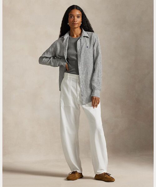 POLO RALPH LAUREN / ポロ ラルフ ローレン シャツ・ブラウス | クラシック フィット ストライプド リネン シャツ | 詳細2