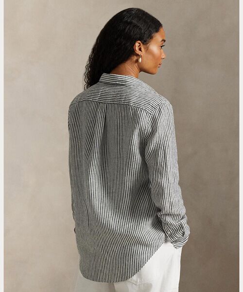 POLO RALPH LAUREN / ポロ ラルフ ローレン シャツ・ブラウス | クラシック フィット ストライプド リネン シャツ | 詳細3