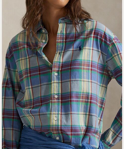 POLO RALPH LAUREN / ポロ ラルフ ローレン シャツ・ブラウス | リラックス フィット コットン チェック シャツ | 詳細4