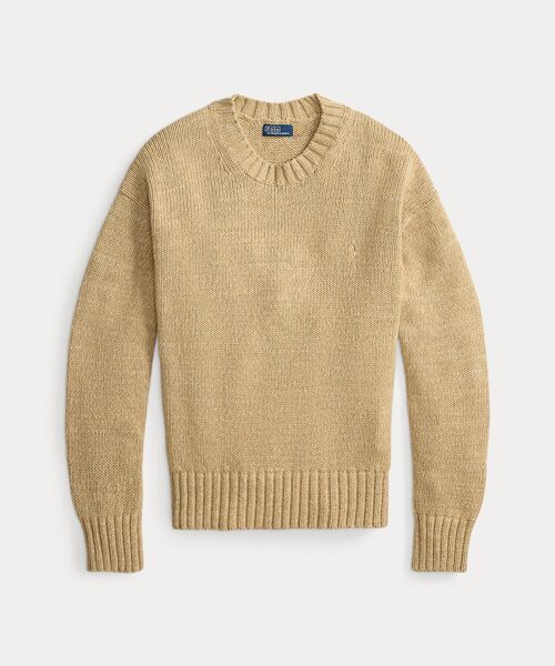 POLO RALPH LAUREN / ポロ ラルフ ローレン ニット・セーター | ロゴ コットン クルーネック セーター | 詳細1